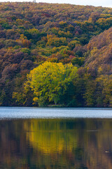 Fall season in the mountains
