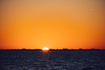 Florida Tampa bay sunset landscape