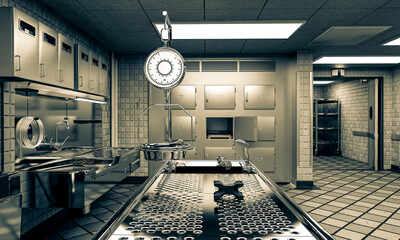 autopsy room scene two