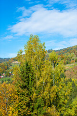 Autumn landscape in the Apuseni Mountains, Romania