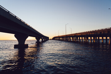 Florida Tampa bay sunset landscape