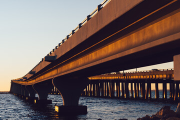 Florida Tampa bay sunset landscape