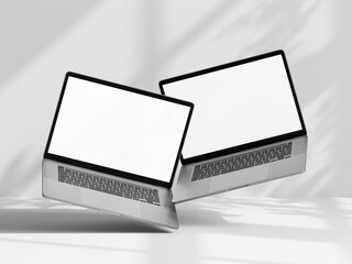 Laptop mockup, device mockup, screen mockup, 3d render