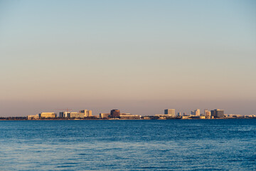 Fototapeta premium Florida Tampa bay sunset landscape