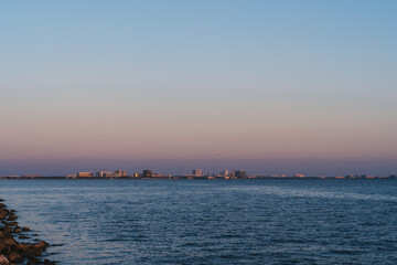 Obraz premium Florida Tampa bay sunset landscape