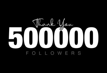 thank you 500000 followers post. 500k followers post.