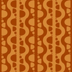 Rounded abstract seamless pattern - accent for any surfaces.