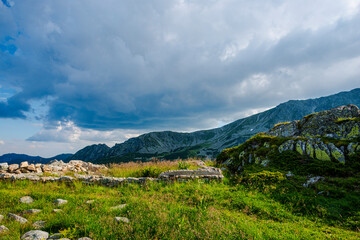 Fototapeta na wymiar landscape in Retezat Mountains