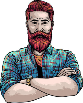 beard man