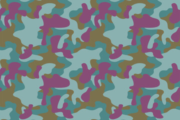Full seamless abstract military camouflage skin pattern vector for decor and textile. Army masking design for hunting textile fabric printing and wallpaper. Design for fashion and home design.