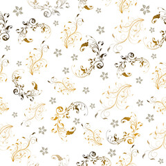 Full Seamless Floral Pattern in Vector illustration for fashion textile fabric print background