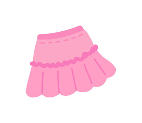 Pink girl skirt