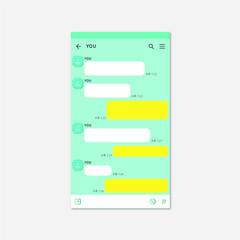 K - 메신저 대화창