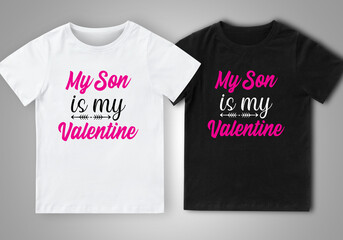 Happy Valentine's Day T-Shirt Design.

FILE INCLUDED:

♦ 1 Ai file
♦ 1 EPS file
♦ 1 SVG file
♦ 1 JPG file for a quick preview
♦ 2 PNG file for Black and White Color t-shirt design (Transparent 300dpi)