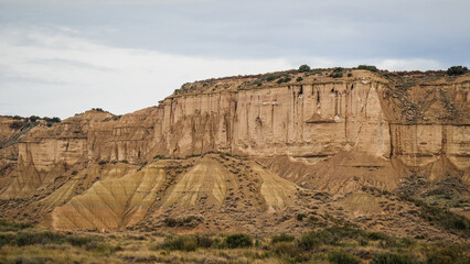 The Bardenas Reales is a semi-desert natural region, or badlands, of some 42,000 hectares in southeast Navarre.