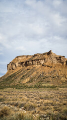 The Bardenas Reales is a semi-desert natural region, or badlands, of some 42,000 hectares in southeast Navarre.