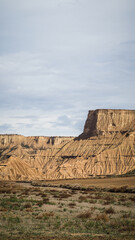 The Bardenas Reales is a semi-desert natural region, or badlands, of some 42,000 hectares in southeast Navarre.
