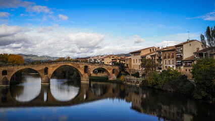 Obraz premium Puente la Reina is a town and municipality located in the autonomous community of Navarre, in northern Spain.