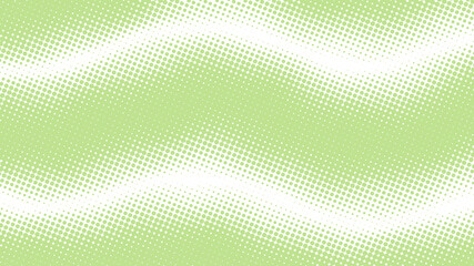 Baby green pop art comics book background with dotted halftone design. Retro backdrop for superhero text, vector illustration eps10