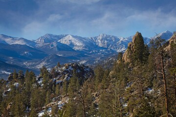 Estes Park Valley from Lumpy Ridge, Rocky Mountain National Park, Colorado, USA - 479226502