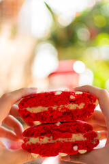 cookies candy  sweet food snack sugar gourmet cookies nutella chocolate  milk cream  chocolate  milk cream background for instagram