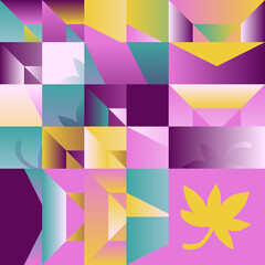 Hand-drawn Pattern Image With Abstract Vector Geometric Shapes Design