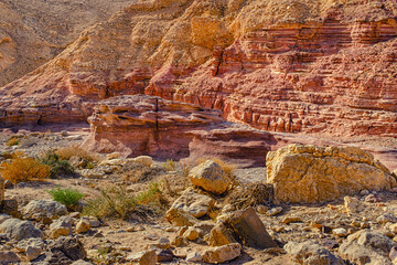 The Red Canyon in the Eilat Mountains, Israel
