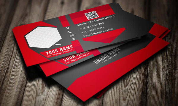Creative and treandy business card,visiting card template