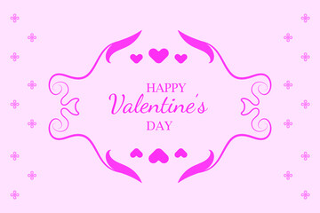 Happy Valentines Day Card Design 