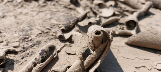 close up of old rusty gear
