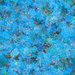 Colorful blue abstract fuzzy wool texture pattern