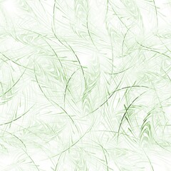 Light green floral leaves seamless background texture