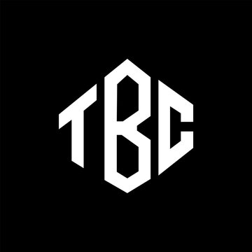 TBC letter logo design with polygon shape. TBC polygon and cube shape logo design. TBC hexagon vector logo template white and black colors. TBC monogram, business and real estate logo.