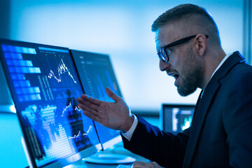 Sad And Shocked KPI Data Analyst