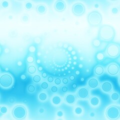 Blue bubbles abstract seamless background