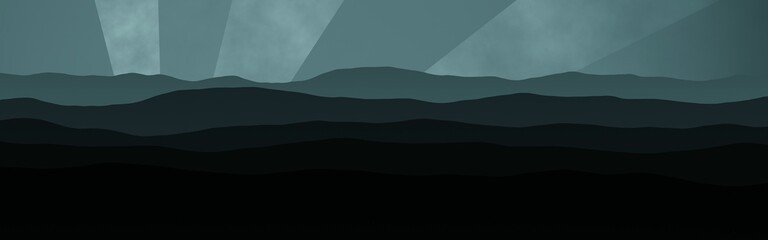 amazing mountains slopes at the sun rising time digitally made texture background illustration