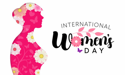 International Women's Day is celebrated on March 8th annually around the world. It is a focal point in the movement for women's rights. Vector illustration design.