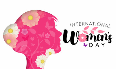 International Women's Day is celebrated on March 8th annually around the world. It is a focal point in the movement for women's rights. Vector illustration design.