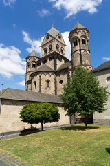 Romanesque Maria Laach Monastery, Lake Laach in the Eifel Germany