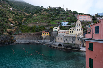 Fototapeta na wymiar Corniglia, Cinque Terre, Liguria, Italy