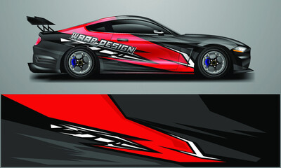 Obraz premium Car Wrap Design Vector Ready Print