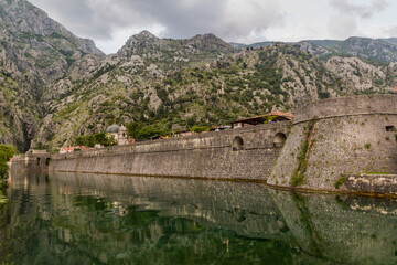 Fortification walls of Kotor, Montenegro.