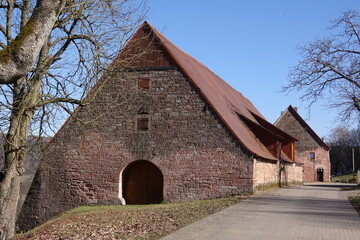 Fototapeta na wymiar Wolferhof in Breuberg-Hainstadt