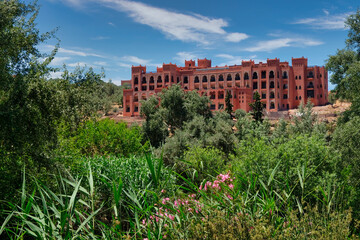 Fototapeta premium New hotel near Ouzoud waterfalls