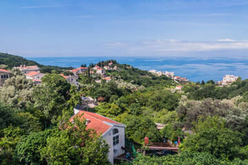 Naklejka na ściany i meble View of coastal area of Montenegro