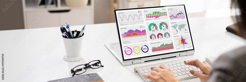 Aufkleber digital data technology
