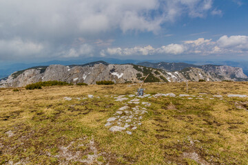 Fototapeta na wymiar Peak of Planinica in Durmitor national park, Montenegro.