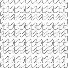 Abstract Geometric Pattern generative computational art illustration.Black and 
white pattern for wallpapers and backgrounds. line art.