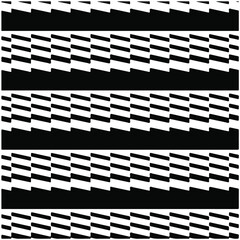 Seamless ethnic pattern.Abstract Geometric Pattern generative computational art illustration.Black and 
white pattern for wallpapers and backgrounds. 