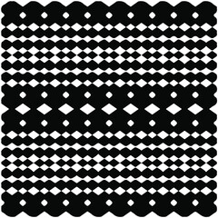  Seamless ethnic pattern.Abstract Geometric Pattern generative computational art illustration.Black and white pattern for wallpapers and backgrounds. 